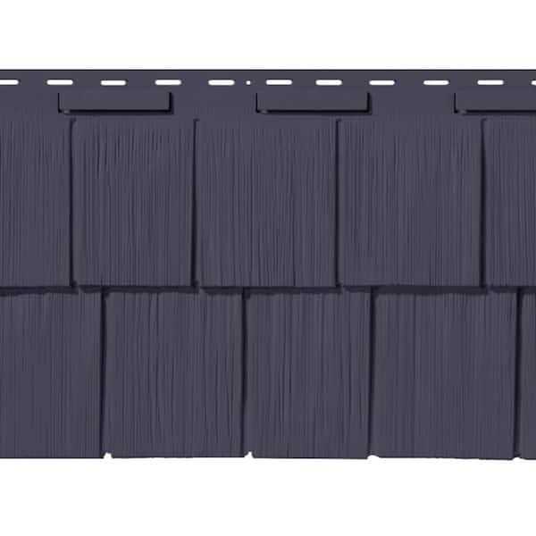 Novik Shake RS 14.5 in. x 48.75 in. Rough Sawn Shake Plastic Shake Vinyl Siding - Zenithce