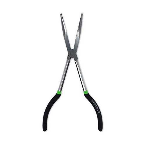 Pittsburgh 11 in. 90° Bent Nose Long Reach Pliers - Zenithce