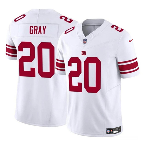 New York Giants #20 Eric Gray White 2023 F.U.S.E. Vapor Untouchable Limited Stitched Jersey - Zenithce