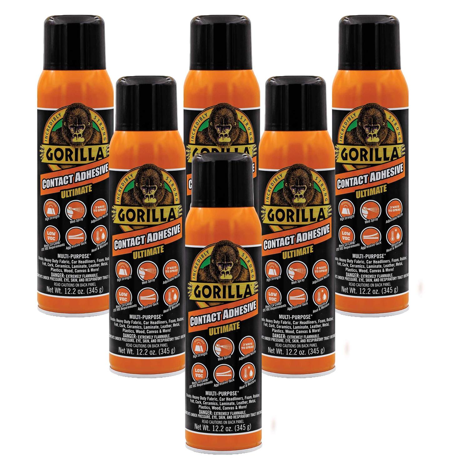 Gorilla 12.2 oz Ultimate Spray Contact Adhesive - Zenithce