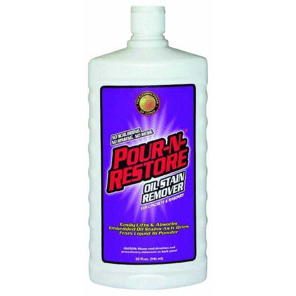 Pour-N-Restore 1 Gal. Concrete And Masonry Oil Stain Remover - Zenithce