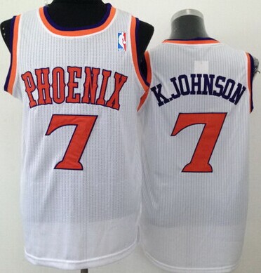 Phoenix Suns #7 Kevin Johnson White Swingman Jersey - Zenithce
