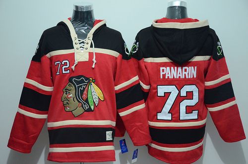 Blackhawks #72 Artemi Panarin Red Sawyer Hooded Sweatshirt Stitched Jersey - Zenithce