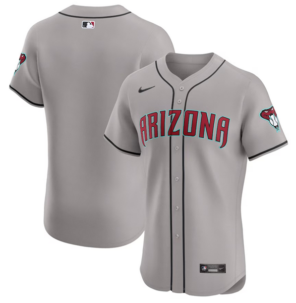 Arizona Diamondbacks Gray 2024 Alternate Vapor Premier Elite Patch Flex Base Stitched Jersey - Zenithce