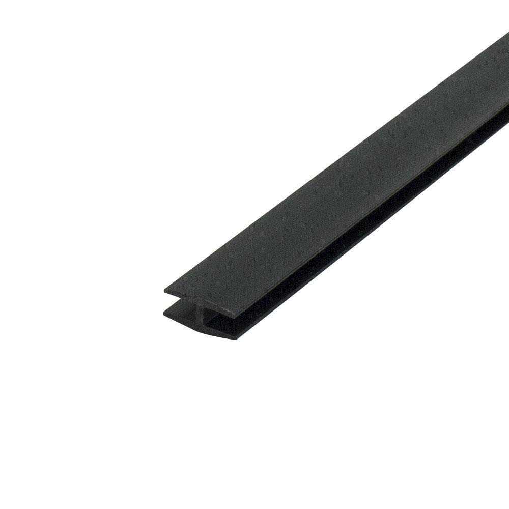 Outwater Plastic H Channel Fits Material Thick White Styrene Divider Moulding Length 3P1.27 - Zenithce