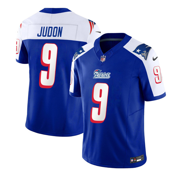 New England Patriots #9 Matthew Judon Blue White 2023 F.U.S.E. Vapor Limited Stitched Jersey - Zenithce