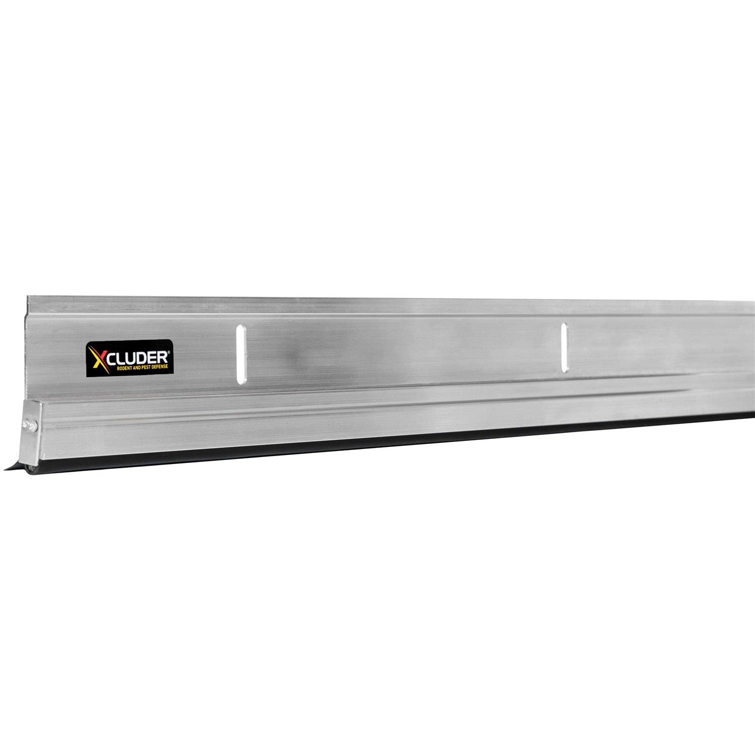 Xcluder 9 x 1 in. Stainless Steel Door Strips (Pack of 4), Garage Door Rodent Proof - Zenithce
