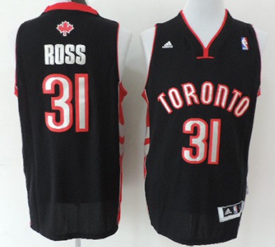 Toronto Raptors #31 Terrence Ross Revolution 30 Swingman Black Jersey - Zenithce