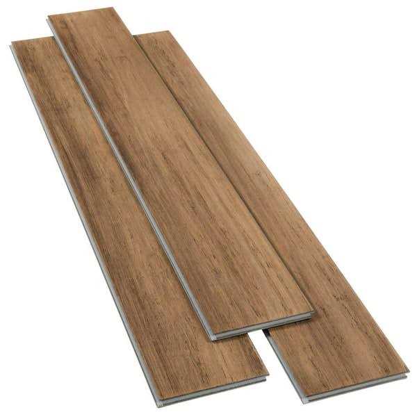 Lifeproof Gallaway 7 mm T x 5.12 in. W x 36.22 in. L Waterproof Engineered Click Bamboo Flooring - Zenithce