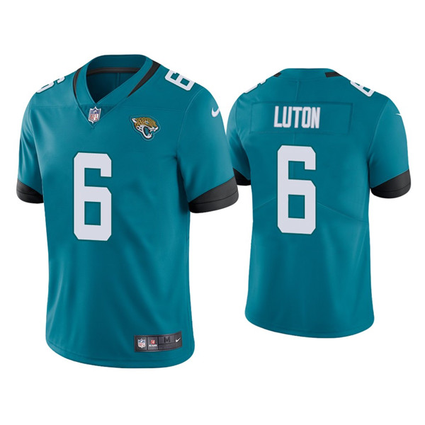Jacksonville Jaguars #6 Jake Luton Blue Vapor Untouchable Limited Stitched Jersey - Zenithce