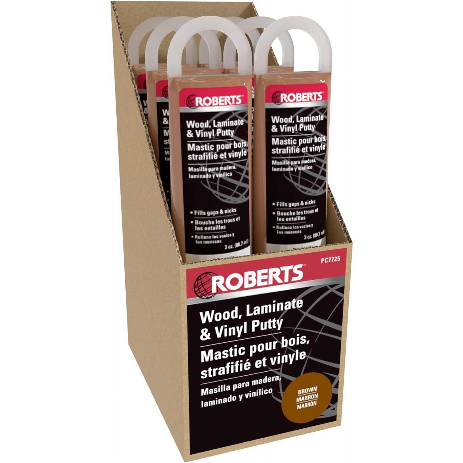 Roberts 3 oz Wood, Laminate and Vinyl Putty - Zenithce