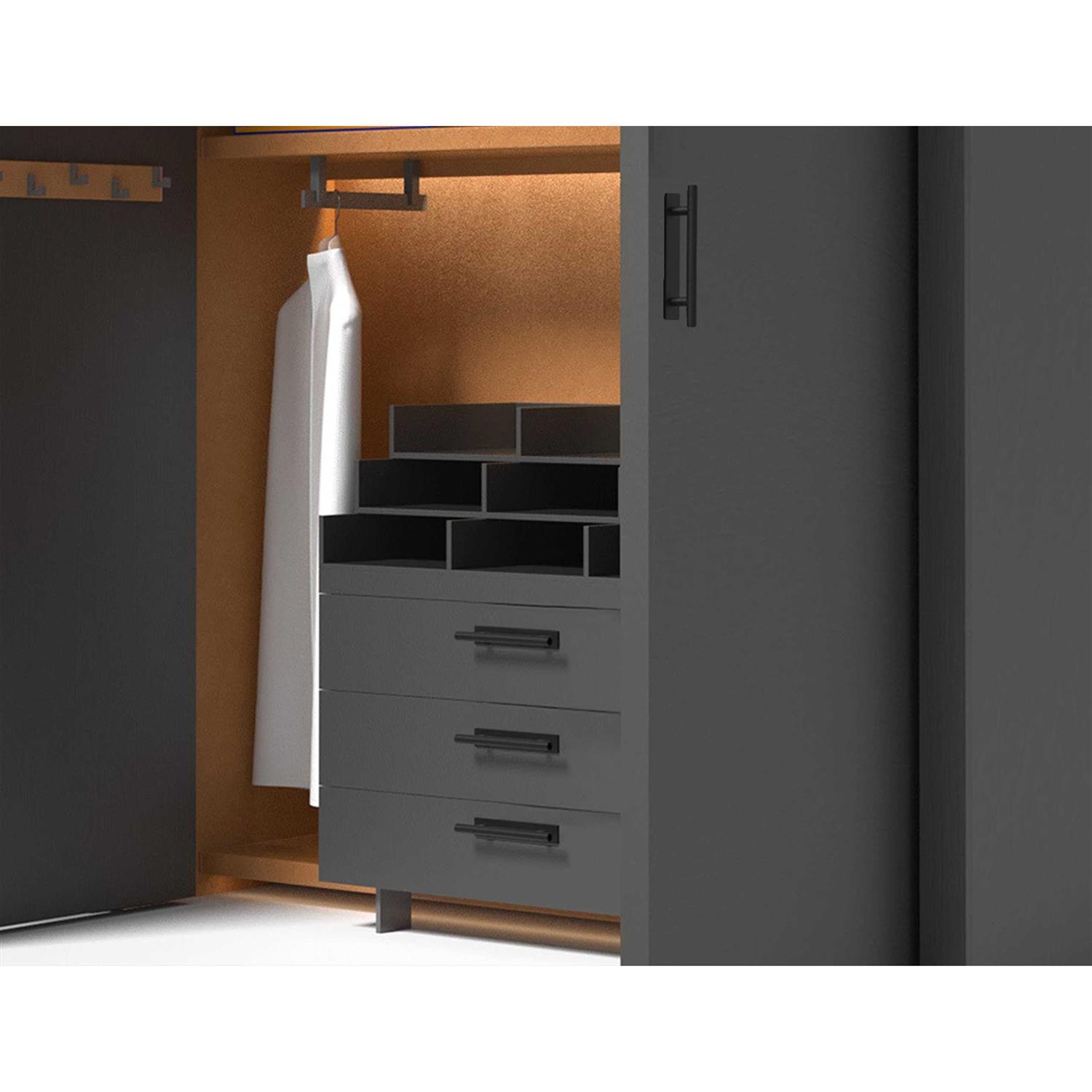 kwa heri Self-Stick Push Pull Helper Black Hidden Cabinet Handle ABS Plastic Door Window Wardrobe Handle Instant Cabinet Drawer Furniture - Zenithce