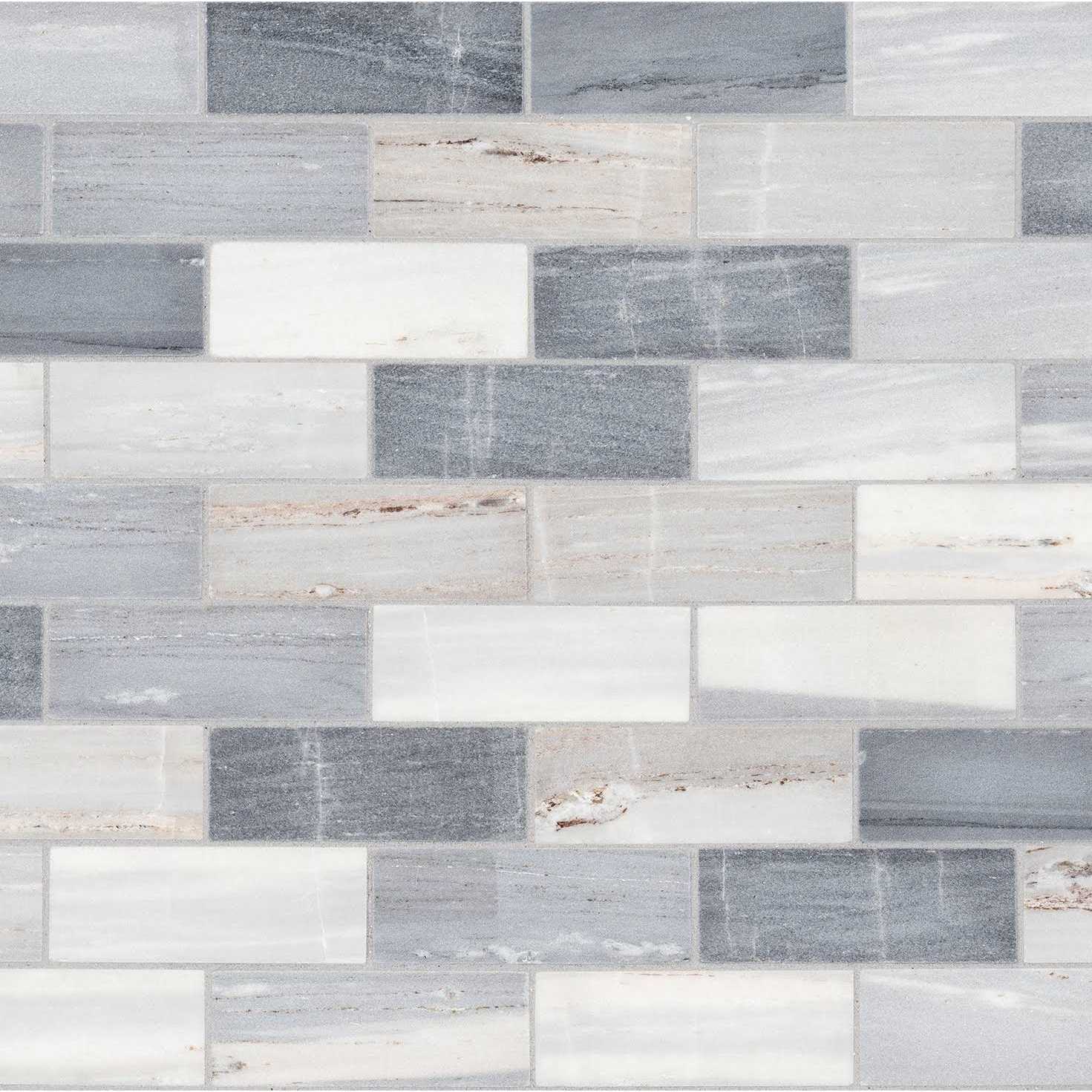 Satori Palisade Grigio 12-in x 24-in Polished Porcelain Floor and Wall Tile Marble 1001-0250-0 - Zenithce