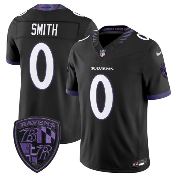 Baltimore Ravens #0 Roquan Smith Black 2026 F.U.S.E. Alternate Vapor Limited Stitched Jersey - Zenithce