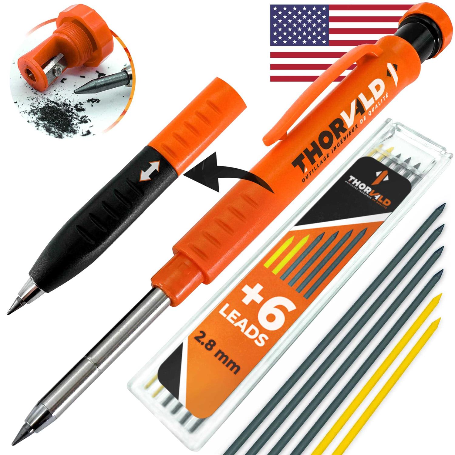 THORVALD 6-in-1 Carpenter Square 180mm T Square Multi-Purpose Carpenter Tools with Wrench - Zenithce