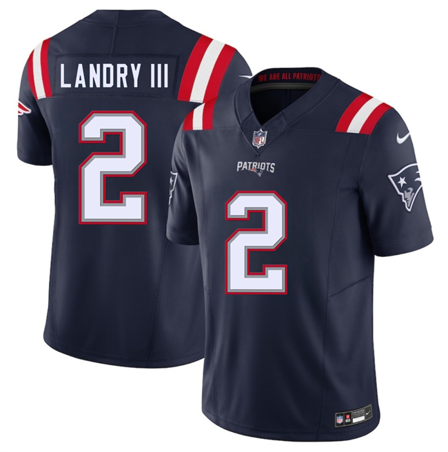 New England Patriots #2 Harold Landry III Navy 2025 F.U.S.E. Vapor Limited Stitched Jersey - Zenithce