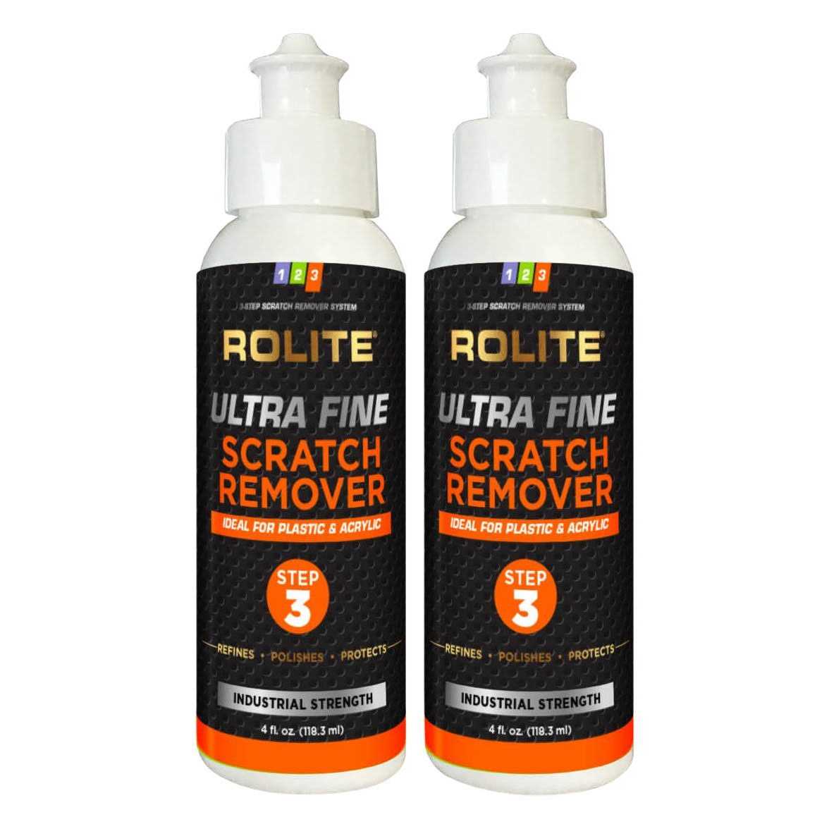 Rolite Ultra Fine Scratch Remover for Plastic & Acrylic Surfaces Including Marine Strataglass & Eisenglass - Zenithce