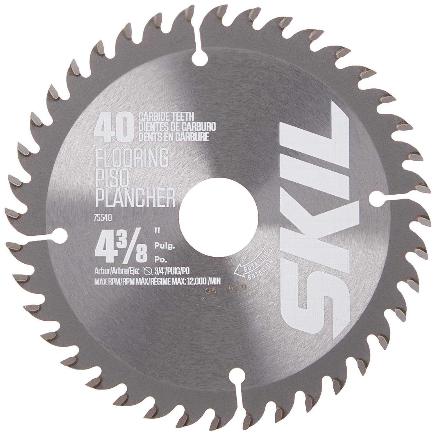 Skil 4-3/8 In. x 40 Flooring Saw Blade 75540 - Zenithce
