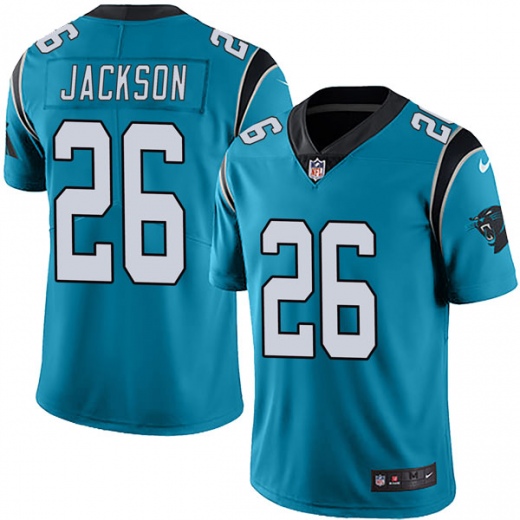 Carolina Panthers #26 Donte Jackson Blue Vapor Untouchable Limited Stitched Jersey - Zenithce