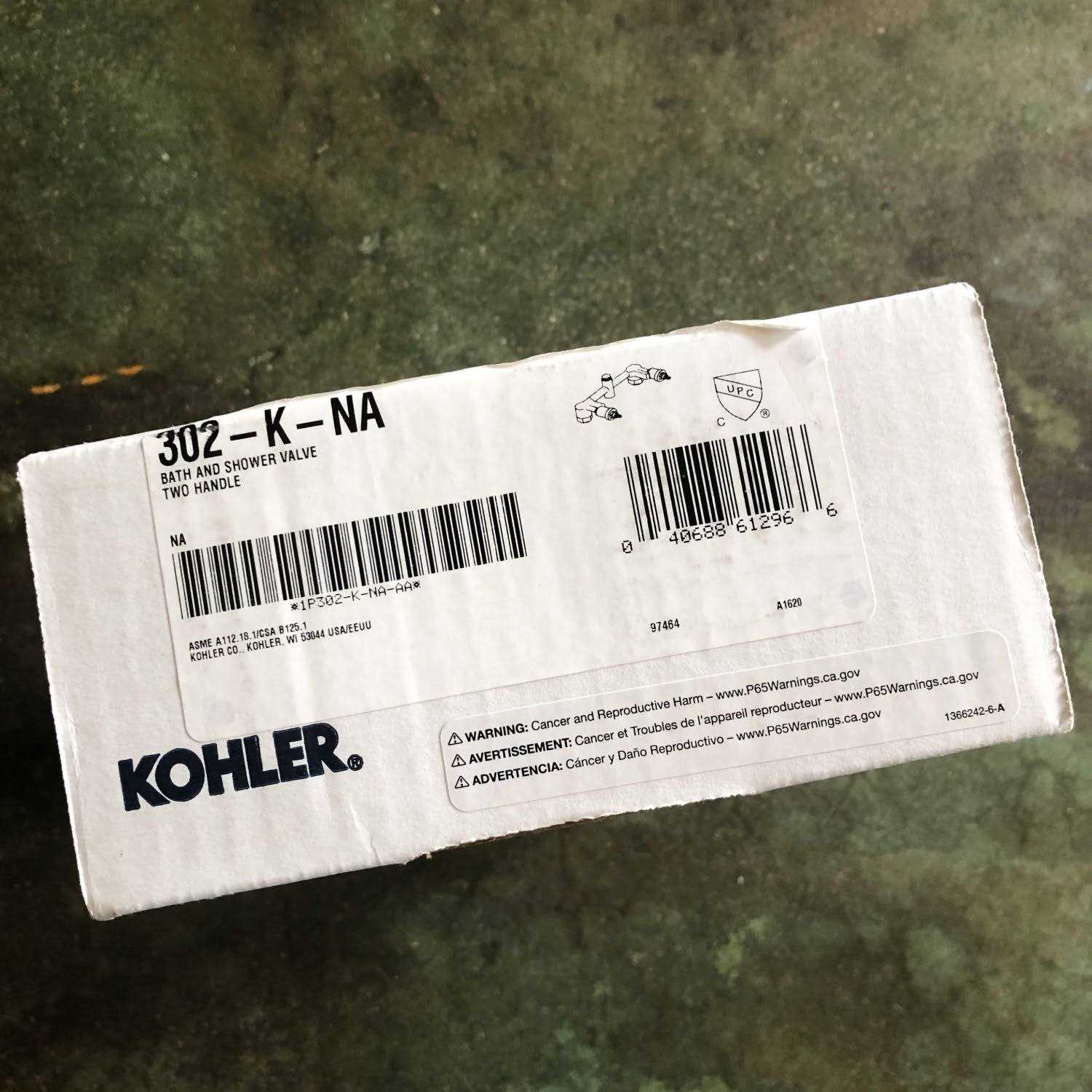 Kohler K-300-K 1/2 Ceramic High-Flow Valve System - Zenithce