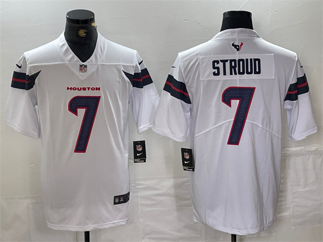 Houston Texans #7 C.J. Stroud White Vapor Untouchable Stitched Jersey - Zenithce