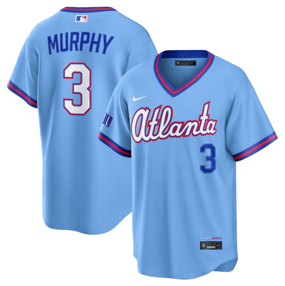 Atlanta Braves #3 Dale Murphy Powder Blue 2026 City Connect Stadium Stitched Jersey - Zenithce