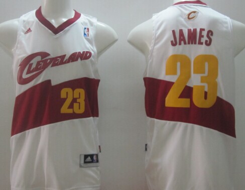 Cleveland Cavaliers #23 LeBron James Revolution 30 Swingman 2014 White Jersey - Zenithce