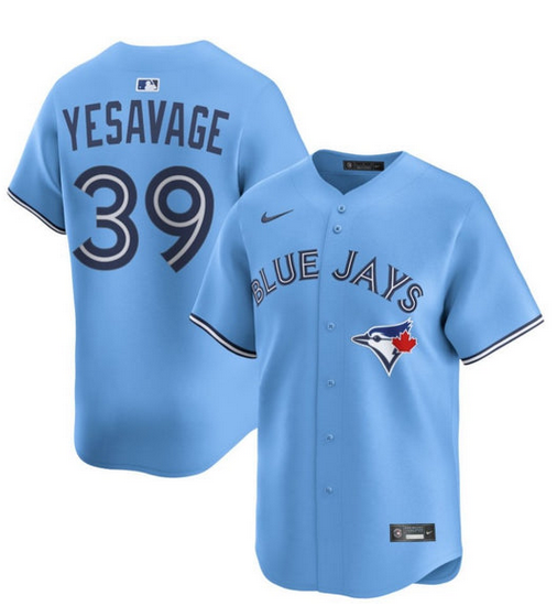 Toronto Blue Jays #39 Trey Yesavage Powder Blue Player Jersey - Zenithce