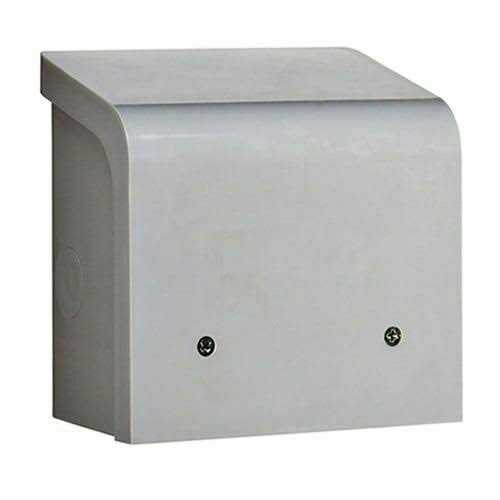 Reliance Controls PB50 50-Amp NEMA 3R Power Inlet Box,Gray - Zenithce