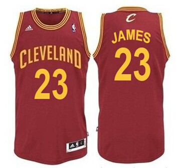 Cleveland Cavaliers #23 LeBron James Red Swingman Jersey - Zenithce