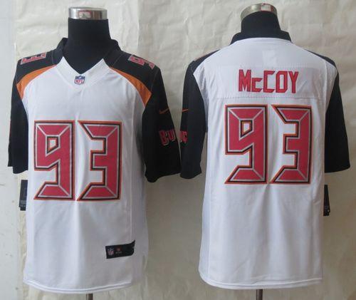 Buccaneers #93 Gerald McCoy White Stitched New Limited Nike Jersey - Zenithce