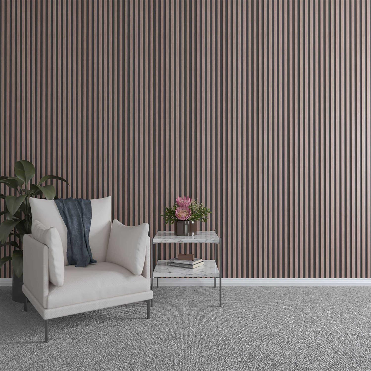 Ekena Millwork Adjustable Wood Slat Wall Panel Kit Slats - Zenithce