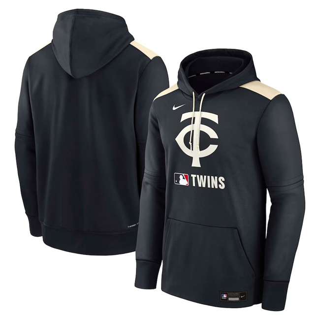 Minnesota Twins Navy Collection Performance Pullover Hoodie - Zenithce