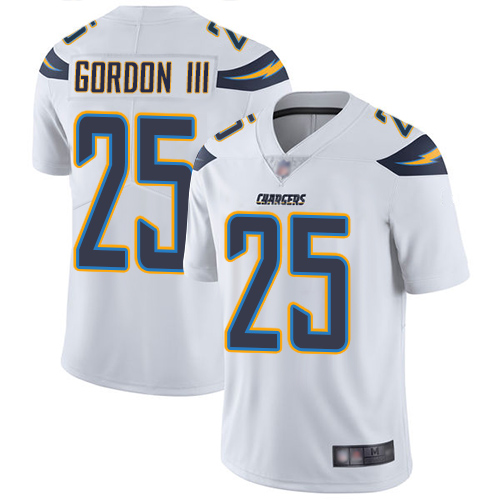 Chargers #25 Melvin Gordon White Vapor Untouchable Limited Stitched Jersey Jersey - Zenithce