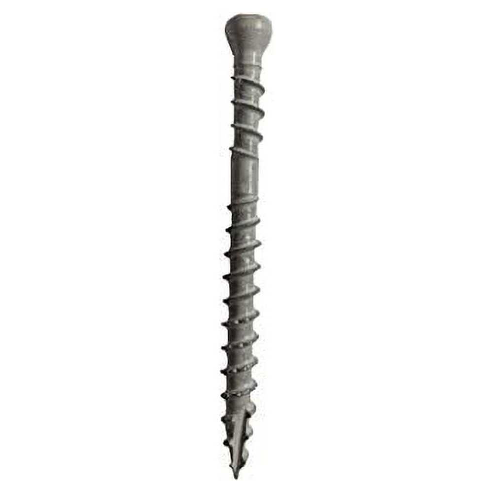 Monster Fastener #8 x 1-1/4 Gray Ceramic Coated Steel Sharp Point Phillips Wafer Head Cement Board Screws 20 pcs - Zenithce