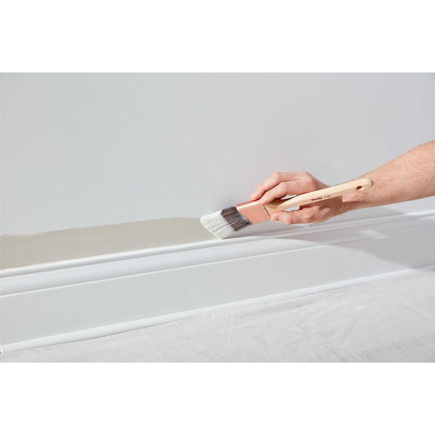 HGTV HOME by Sherwin-Williams Satin Ultra White Acrylic Interior/Exterior Door and Trim Paint DT4664334-16 - Zenithce