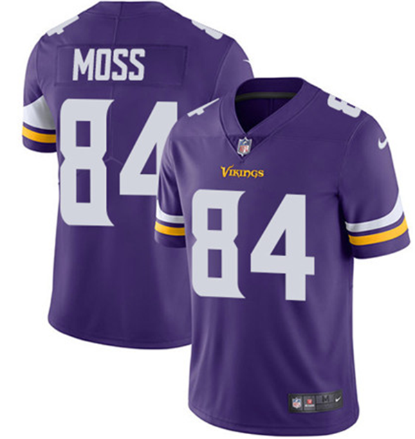 Minnesota Vikings #84 Randy Moss Purple Vapor Untouchable Limited Stitched Jersey - Zenithce