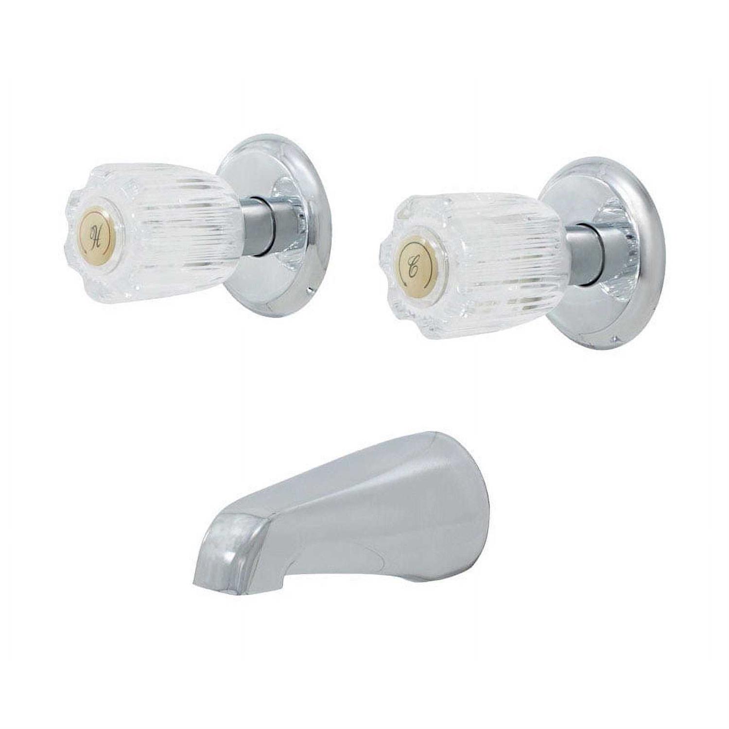 Oakbrook 3-Handle Chrome Tub and Shower Faucet - Zenithce