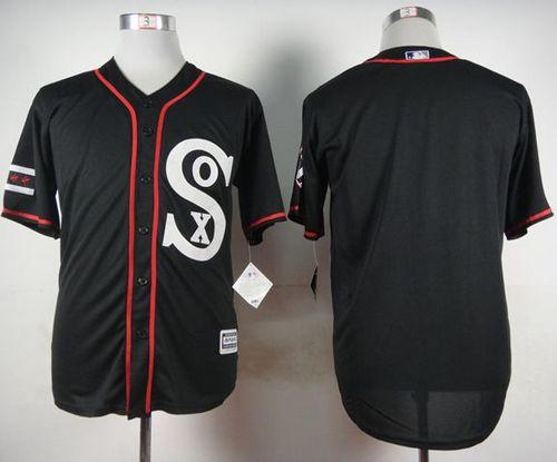 White Sox Blank Black New Cool Base Stitched Jersey - Zenithce