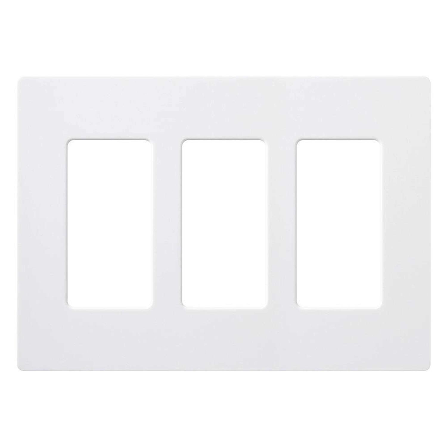 Lutron Claro 1-Gang Wallplate CW-1-WH - Zenithce