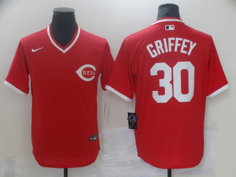 Cincinnati Reds #30 Ken Griffey Red Cool Base Stitched Jersey - Zenithce