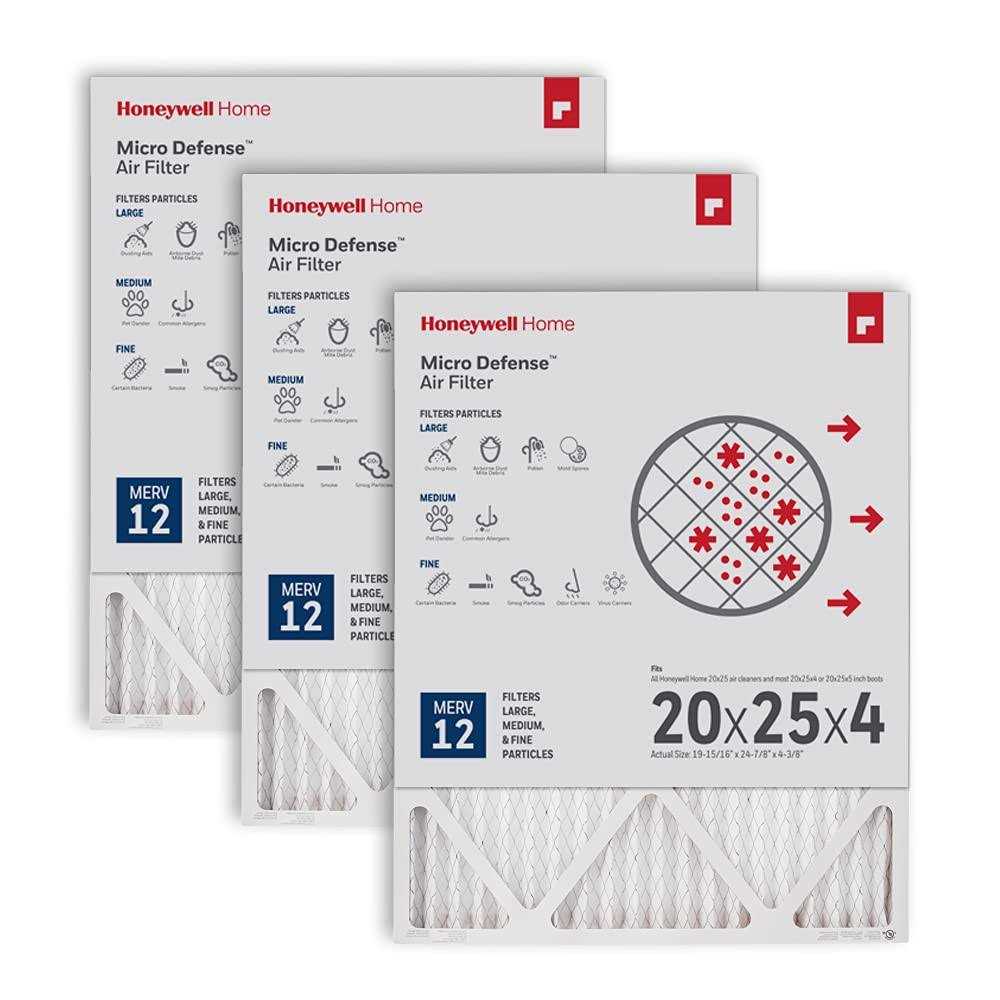 Honeywell Home 16x25x4 MERV 8 - Zenithce