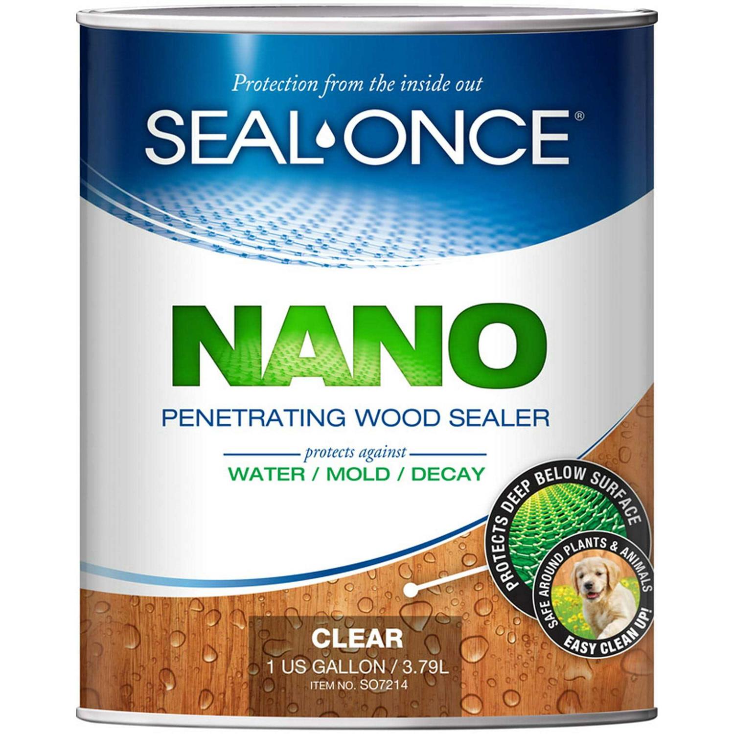 SEAL-ONCE Nano Guard Prem Wood Sealer - Zenithce