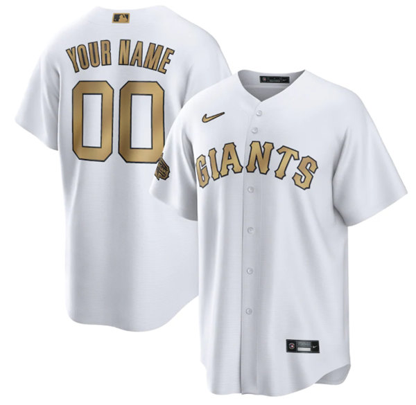San Francisco Giants Custom White 2022 All-Star Cool Base Stitched Jersey - Zenithce