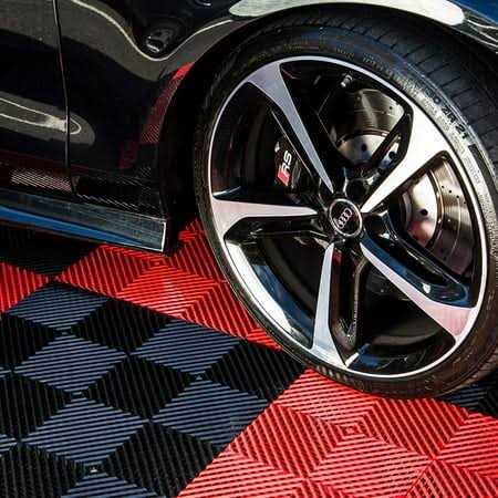Nitro Mat Snap-Together 12 x 12 Garage Flooring Tile FlooringInc - Zenithce