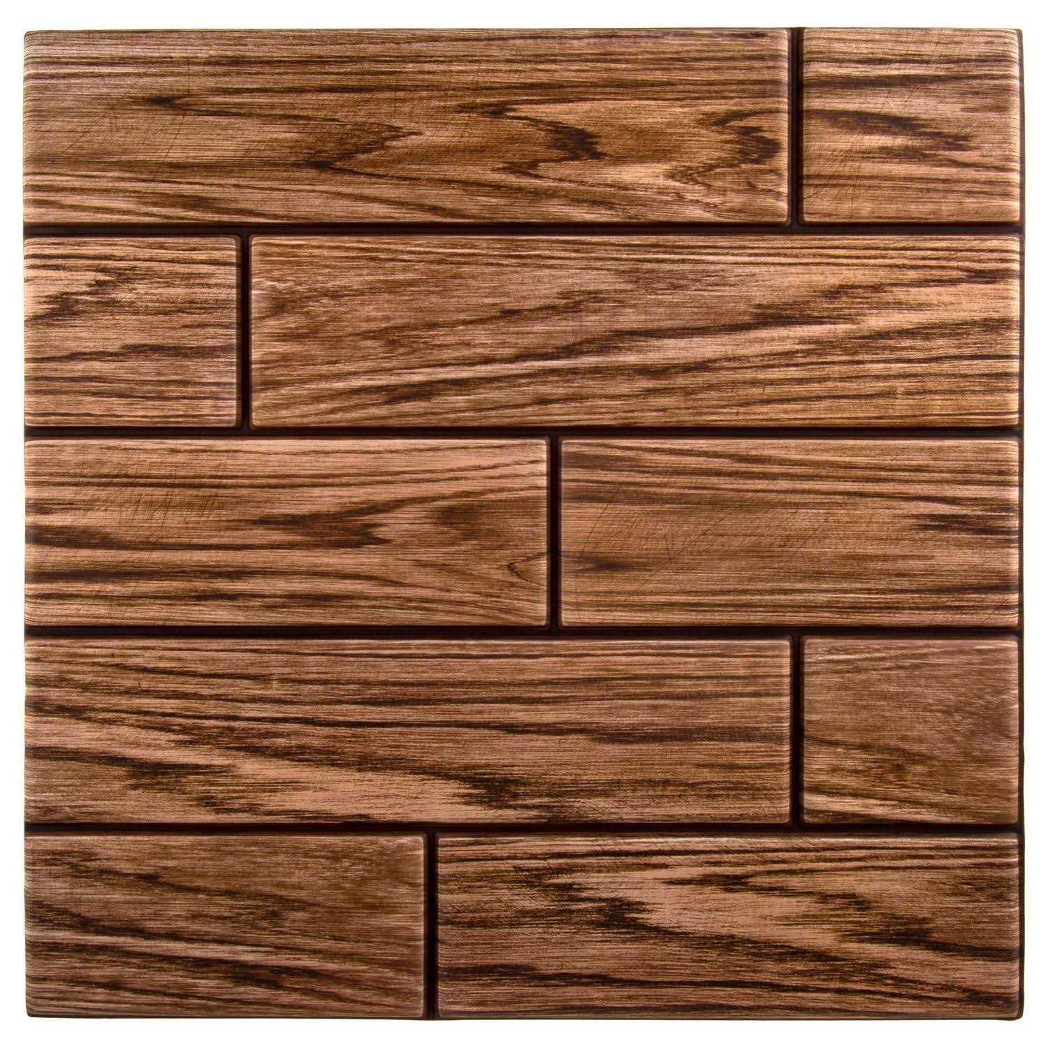 Truu Design Plastic Peel/Stick Backsplash Wall Tile Set - Zenithce