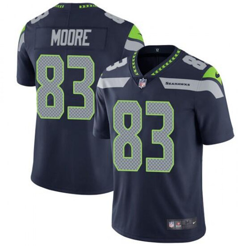 Seattle Seahawks #83 David Moore Navy Vapor Untouchable Limited Stitched Jersey - Zenithce