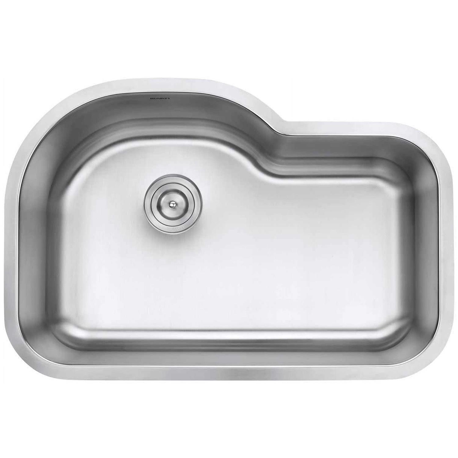 Ruvati 30-inch Workstation Ledge Undermount 16 Gauge Stainless Steel Kitchen Sink Single Bowl RVH8310 - Zenithce