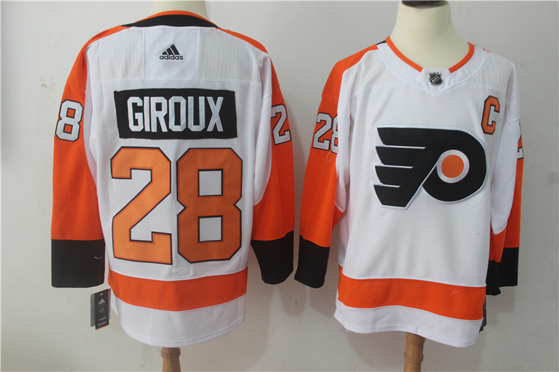 Philadelphia Flyers #28 Claude Giroux White Stitched Adidas Jersey - Zenithce