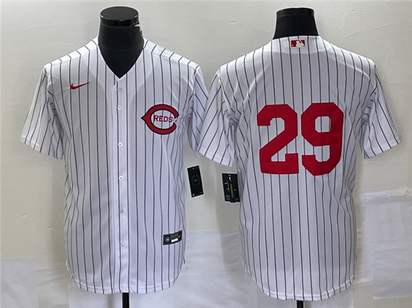 Cincinnati Reds #29 TJ Friedl White Field Of Dreams Stitched Jersey - Zenithce